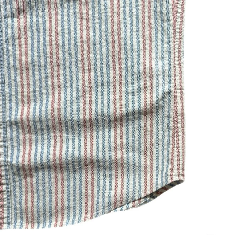 J. Crew Men's Multicolor Striped Button-Down Shirt